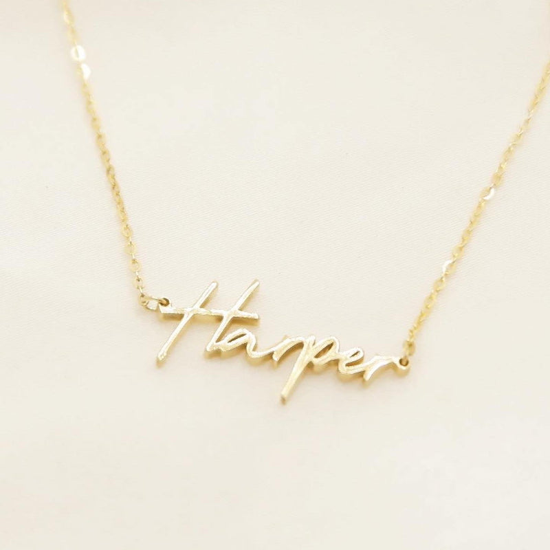 Personalised Handwritten Name Necklace