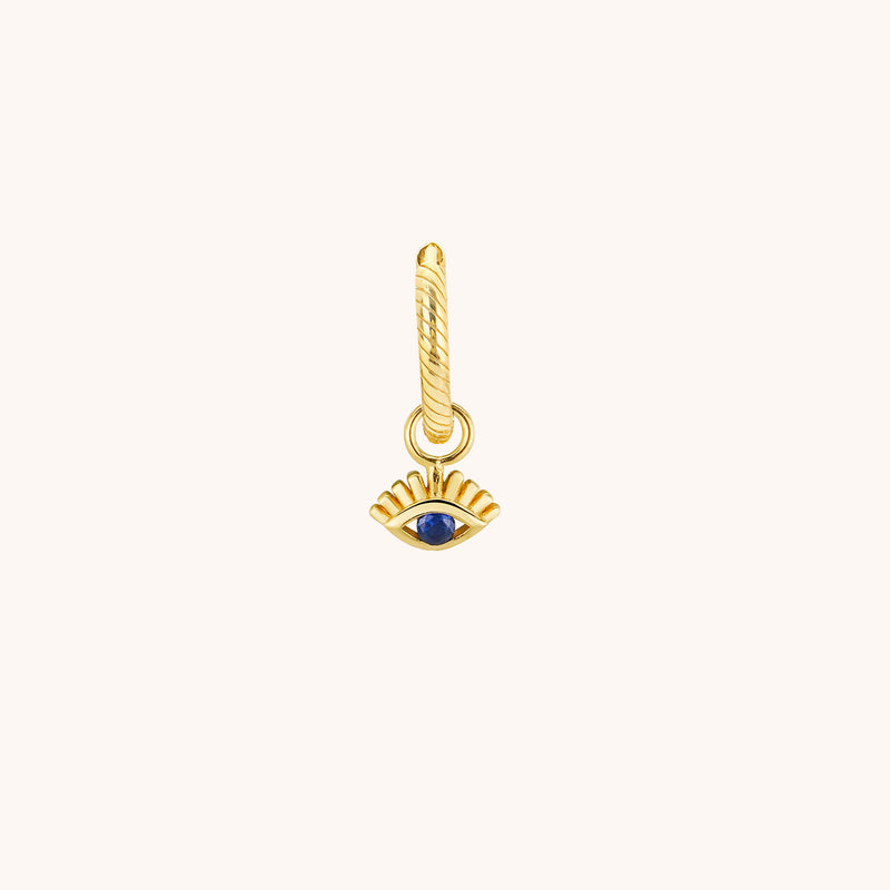 Blue Evil Eye Czs Earring Charm