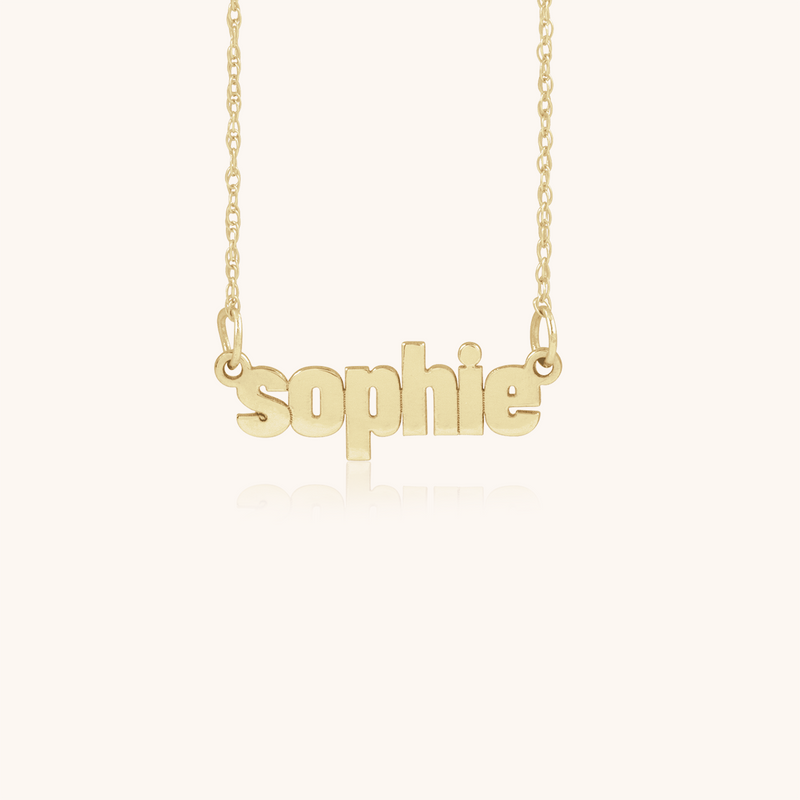 Personalised Bold Name Necklace