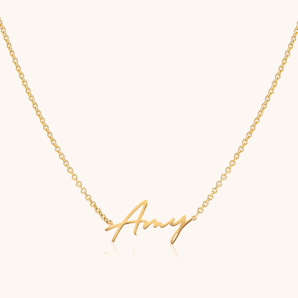 Personalised Handwritten Name Necklace