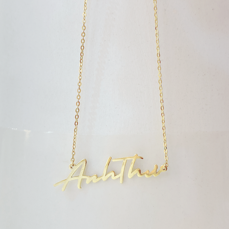 Personalised Handwritten Name Necklace