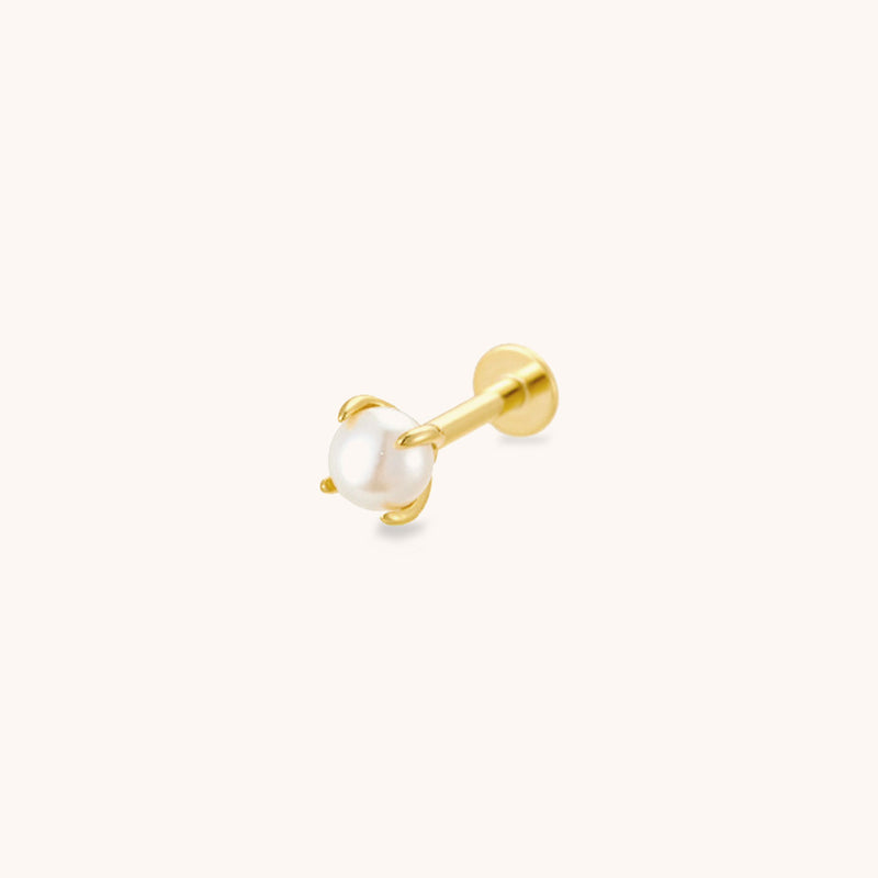 Pearl Flatback Earring