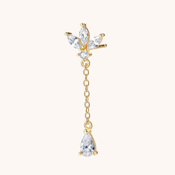 Marquise Czs Dangle Stud Earring