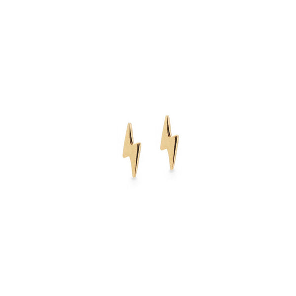 Dainty Lightning Bolt Single Stud