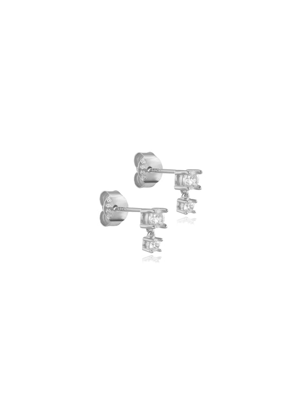 Duo Czs Stud Earrings