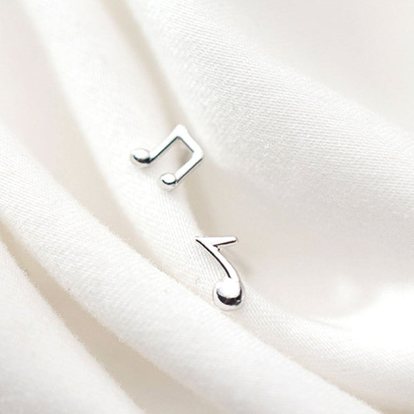 Music Note Stud Earrings