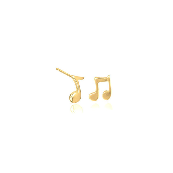 Music Note Stud Earrings