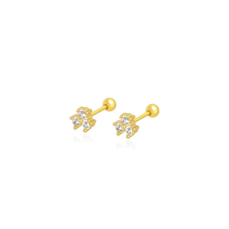 Tiny Flower Ball Screw Stud