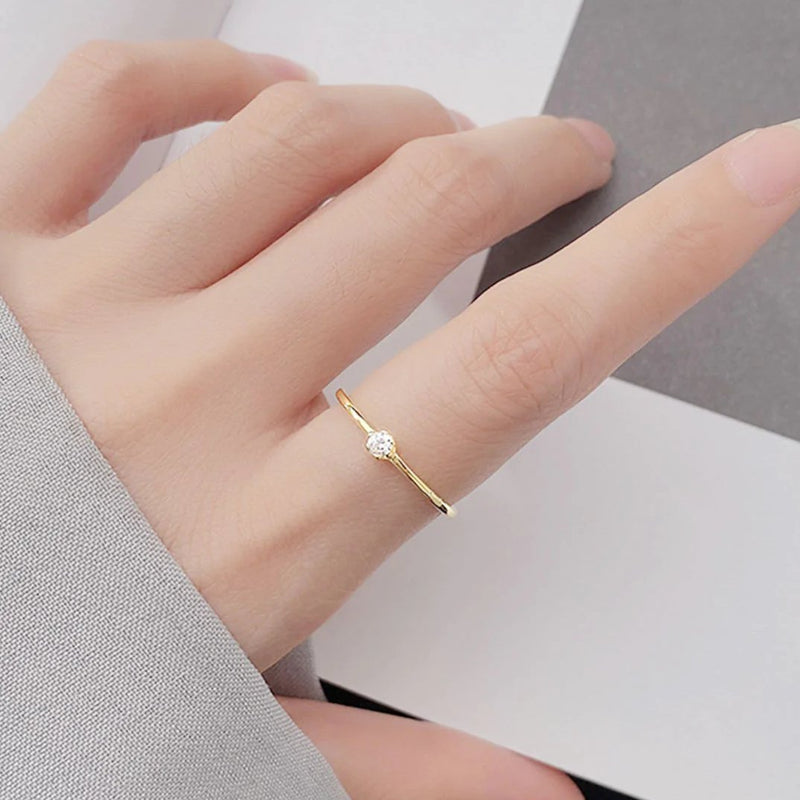 Dainty Czs Ring