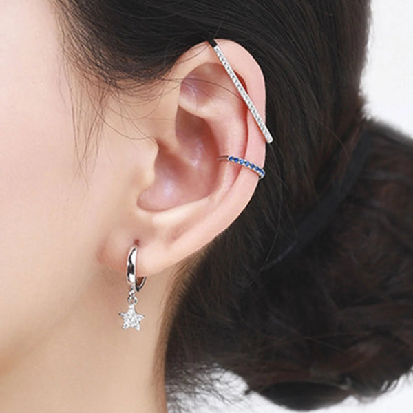 Pave Bar Ear cuff