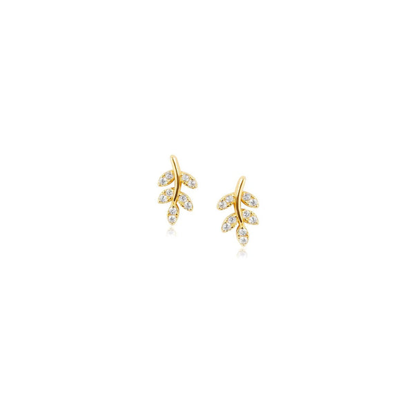 Leafy Stud Earrings