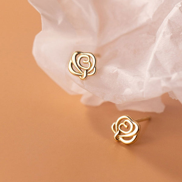 Rose Small Stud Earrings